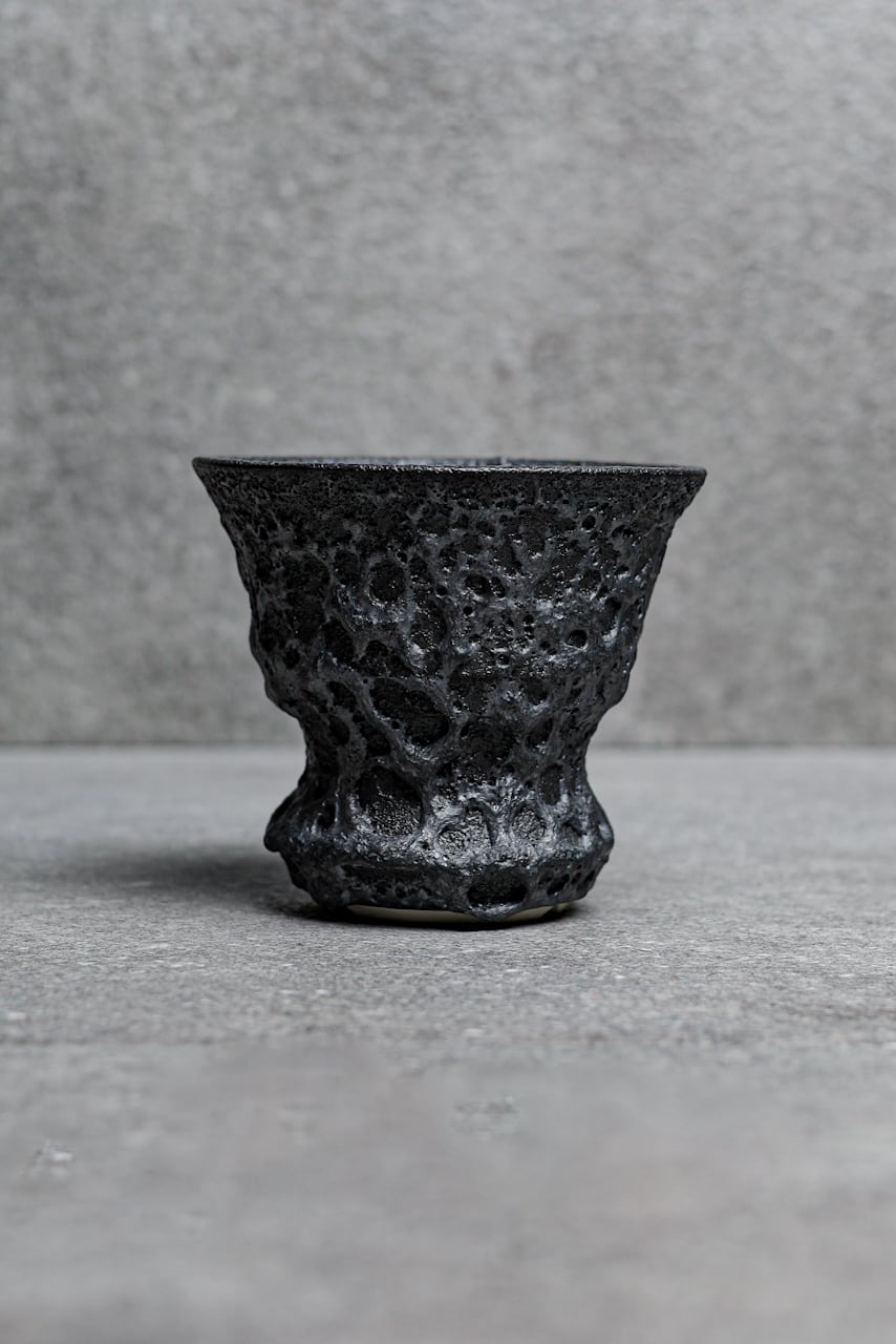 goblet pot -silver apollo- M